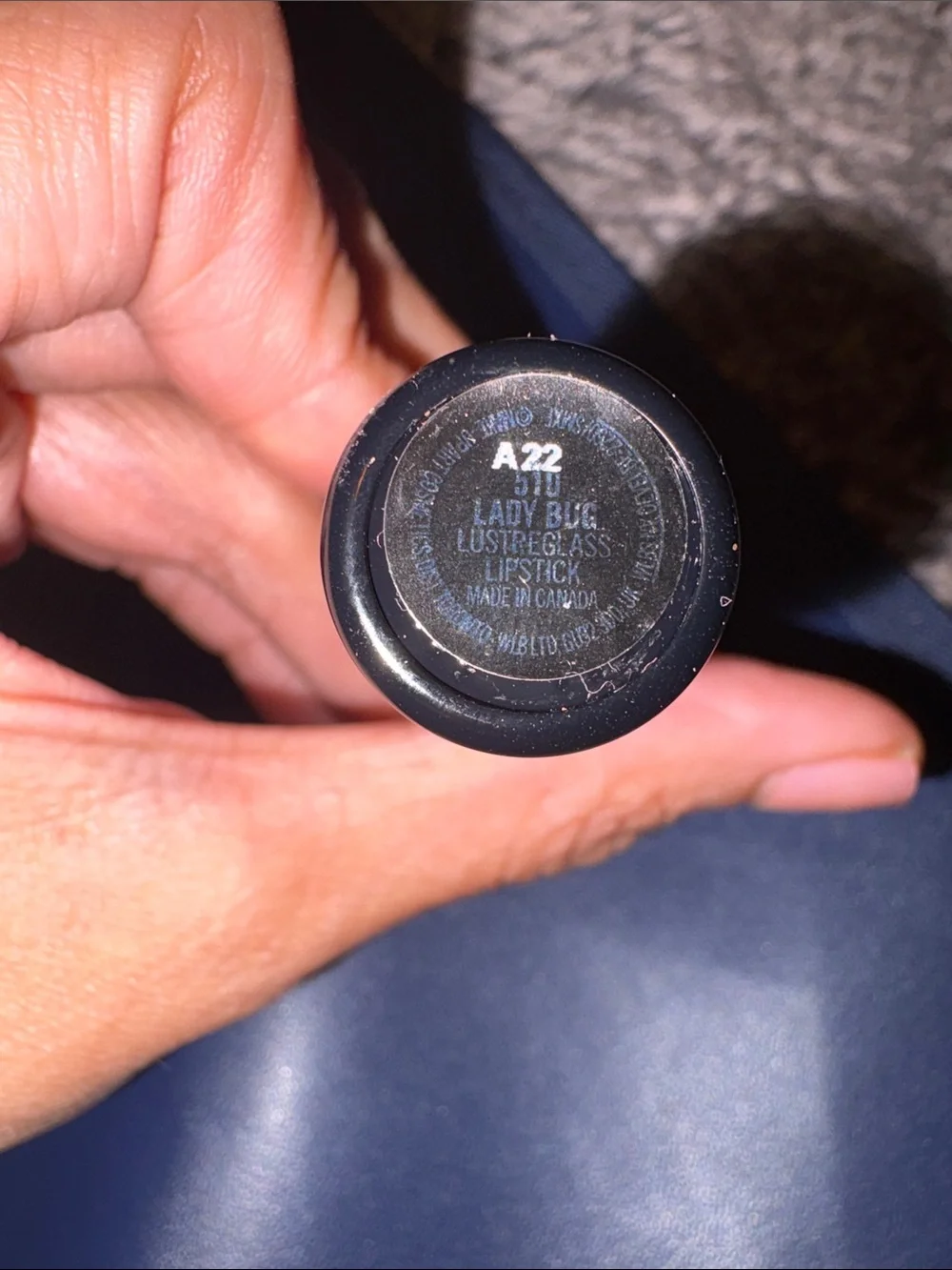 MAC Cosmetics Lipstick Lusterglass Lipstick- 510 Lady Bug